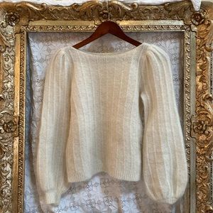 Sezane Knit in Ecru Size Small EUC